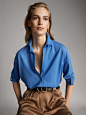 Shirts & Blouses - COLLECTION - WOMEN - Massimo Dutti : Spring Summer 2017 Women´s LOOSE-FITTING SHIRT WITH ROLL-UP SLEEVES at Massimo Dutti for 350. Effortless elegance!