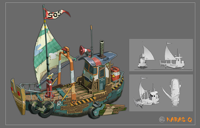 Waste  Boat , chao h...