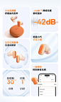 【周洁琼同款】2023新款倍思小粉饼蓝牙耳机ANC主动降噪空间音效-tmall.com天猫