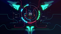 Tekisseclons采集到赛博朋克类游戏UI