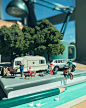 Miniature Worlds: Photo Series by Derrick Lin : Photographer Derrick Lin uses his iPhone, office supplies and miniature figures to compose and capture these whimsical scenes.

The clever compositions are part of his new book “Work, Figuratively Speaking” 