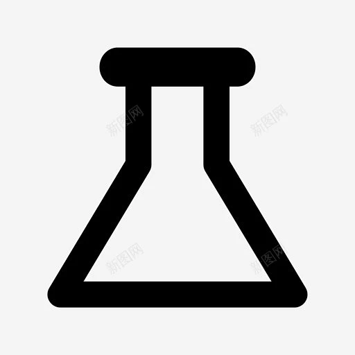 erlenmeyer烧瓶测试科学图标 锥形瓶 icon 标识 标志 UI图标 设计图片 免费下载 页面网页 平面电商 创意素材-花瓣网