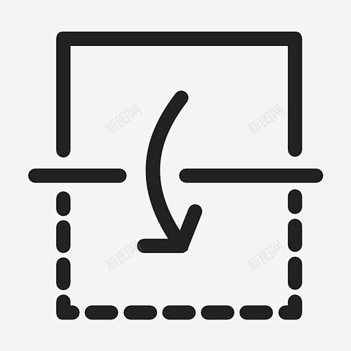折叠调整大小纸张图标 icon 标识 标志 UI图标 设计图片 免费下载 页面网页 平面电商 创意素材