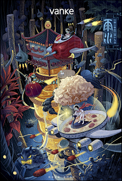 JJJJS采集到插画场景