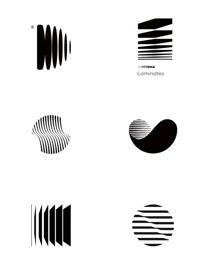 高级流畅线条logo设计｜灵感分享 - 小红书