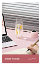 物生物玻璃杯女大容量男学生水杯便携过滤泡茶杯子高档茶水杯智能-tmall.com天猫