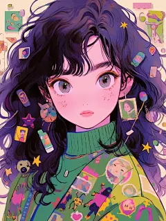 详细教程|怎么用Ai画出超美的涂鸦风插画
