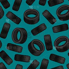 汽车,三维图形,复杂,轮胎,四方连续纹样,专业人员,部分,运动,交通,迅速