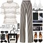 A fashion look from May 2017 featuring layered tops, stripe pants and Monki. Browse and shop related looks.