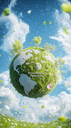 植树节海报背景素材通用模板 (272)