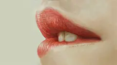 写生，嘴唇，电脑壁纸