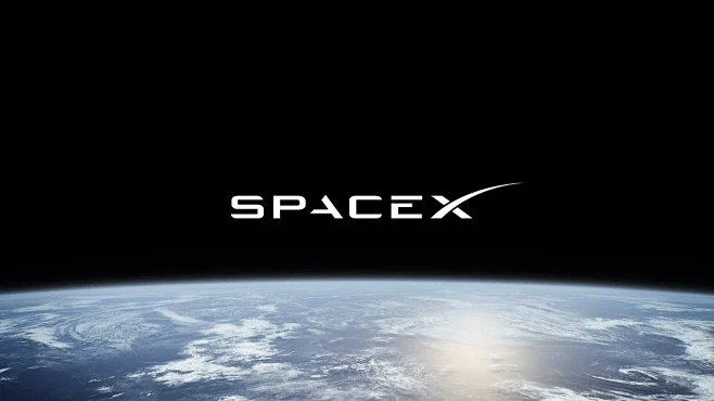 SpaceX logo-花瓣网