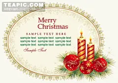 [圣诞折页贺卡]