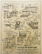 一部獨一無二的《圖像中國建築史》。梁思成寫成於戰亂中的1946年。散落的畫稿幾經追尋直到四十年後英文、中文版才陸續成書。在當時或許只有心懷理想和抱負的人才會去實地考察研究。晚年孤獨的梁思成，腦海中應常浮現與誌同道合者，坐在老鄉的牛車上，在晚霞裏談笑風生，趕往下一個古建築裏的畫面吧。