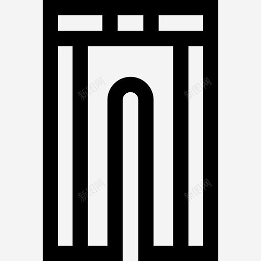 长裤棒球76直线型图标 页面网页 平面电...