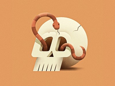 Skull and Snake ipad...