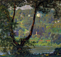 Landscape Painting by American Impressionist Artist Daniel Garber: 