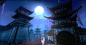 【图楼】古风建筑风景手绘~~~~_手绘吧_百度贴吧