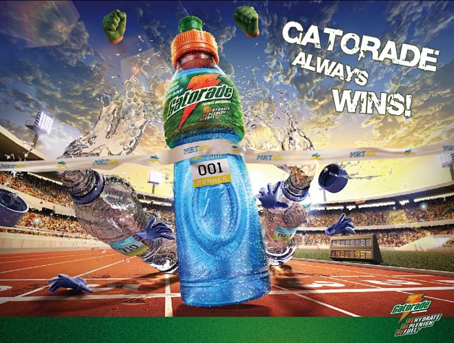 Gatorade佳得乐运动饮料广告创意海...