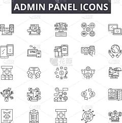 标志,行政人员,线条,计算机图标,轮廓,商务,数据,图表