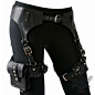 Would love these Holster-style garters from Five and Diamond for steampunk dressing up.: 