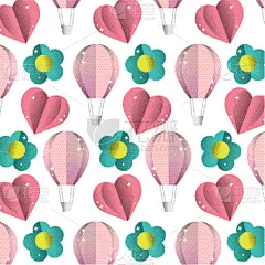 热气球,背景聚焦,动物心脏,篮子,条纹,浪漫,花,庆祝,飞