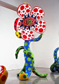 Yayoi Kusama, Flowers That Bloom at Midnight L1, 2009 Fiberglass reinforced plastic, metal and all-weather urethane paint, 191 × 78 ¾ × 79 ⅞ inches (485.1 × 200 × 202.9cm)Photo by Douglas M. Parker Studio _气模_T2020520 #率叶插件，让花瓣网更好用_http://ly.jiuxihuan.net