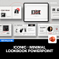 创意时尚简约多用途个性lookbook极简作品集提案简报课件ppt模板-淘宝网