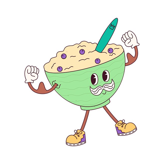 retro bacon and eggs show heartdashu555