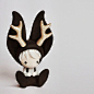 Miniature jackalope toy: