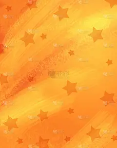 卡通场景与星星在抽象橙色背景为不同的用途-例证为孩子