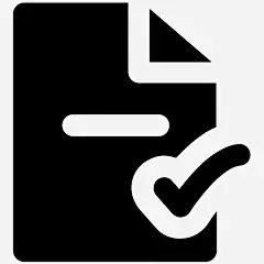 文件已接受教育符号图标_88ICON https://88icon.com 文件已接受 教育符号