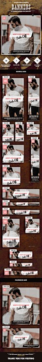 Retro / Vintage Fashion Ad - Banners & Ads Web Elements