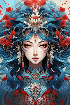 京剧人物插图插画