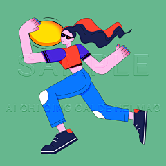 Delete高采集到卡通 插画元素