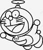 线稿哆啦A梦 免费下载 页面网页 平面电商 创意素材