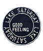 Like Saturday(ライクサタデー)のLike Saturday ラウンドマット 60R(ラグ/マット)|ネイビー