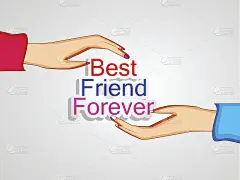 友谊日的背景插图