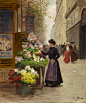 19世纪法国画家Victor Gabriel Gilbert描绘... 来自复古迷 - 微博
