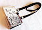 Jane Austen Book Purse - Jane Austen Recycled Book Bag - Pride and Prejudice Book Purse的图片