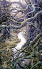 指环王 插画大师：Alan lee 艾伦·李 《魔戒》全集插画