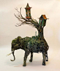 Natural History Surrealist Sculpture by Ellen Jewett