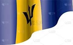 白色,巴巴多斯,国内著名景点,风,人种,涂料,证章,三叉乾,写实