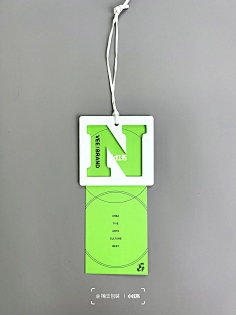 吊牌-花瓣网|陪你做生活的设计师 | 潮流品牌必备吊牌～颜色太炫了