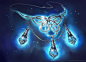 Necklace of Rejuvenation, Christina Kraus : Client work for (c) Dice Raiders and their combat-based strategy card game 'Clash of Fate'.