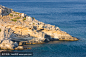 丰盛的海岸线，罗得岛希腊
Beatiful coastline, Rhodes Greece