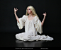 Crimson Peak - Sitting Pose Stock Resource 22 by faestock