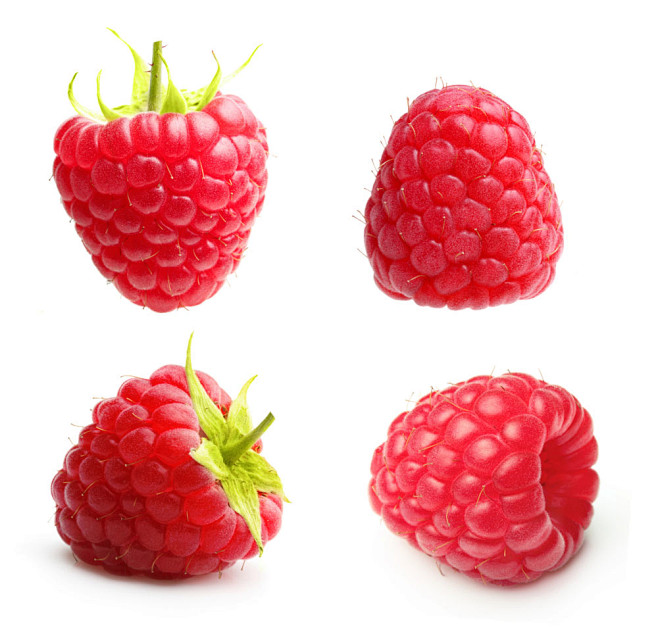 四粒树莓图片
