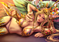 %20-%20204888%20blonde_hair%20breasts%20cleavage%20kali_%28p%26d%29%20long_hair%20navel%20necklace%20puzzle_%26_dragons%20sho_%28shoichi-kokubun%29