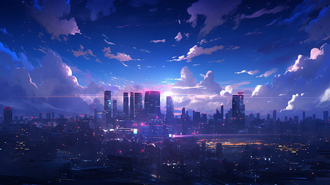 {AI系列}现代插画（场景）（卡通，写实...
